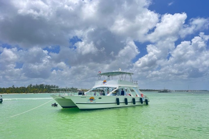 a boat that is floating in the water